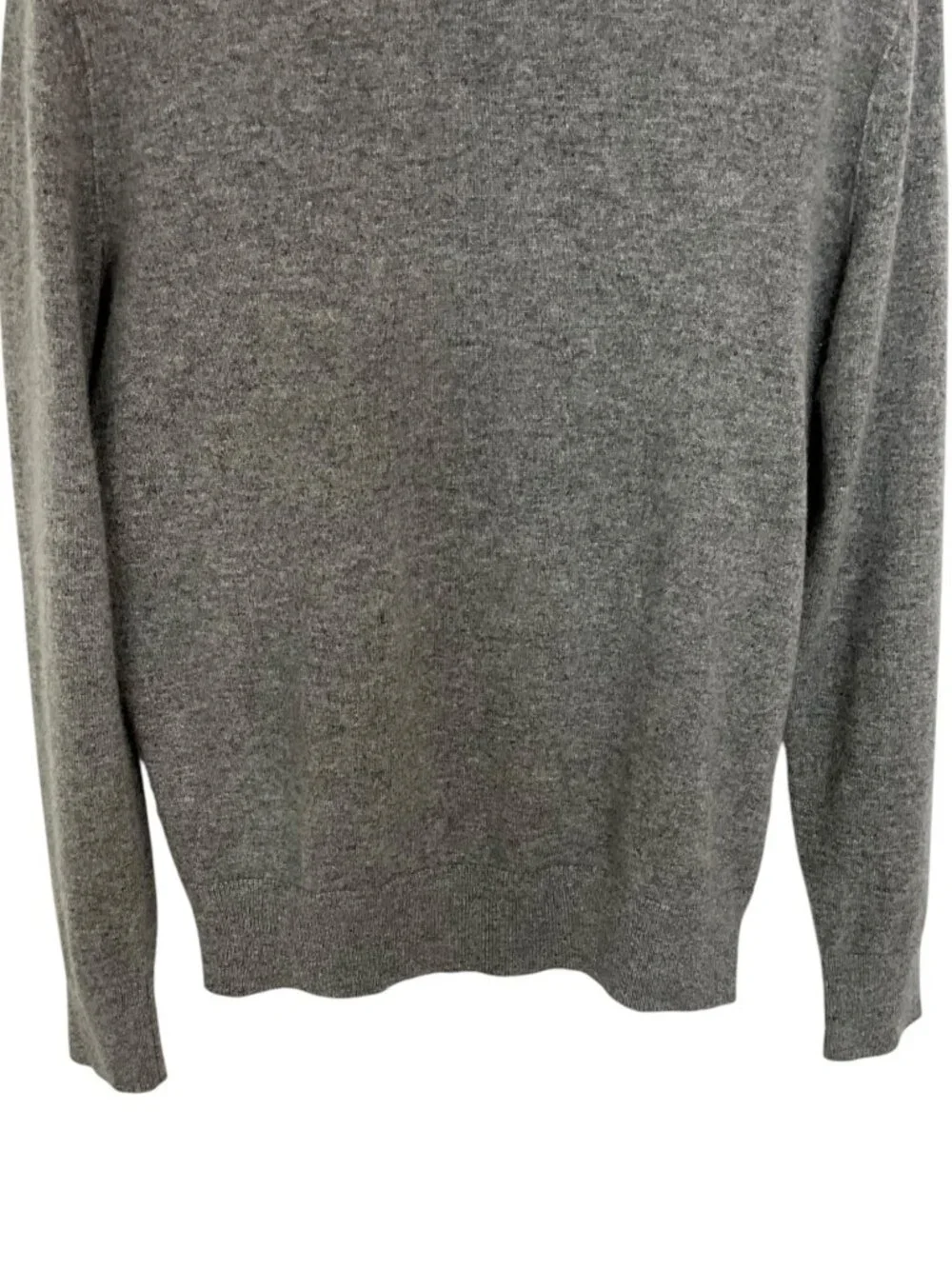 Banana Republic Cashmere Crew Neck Sweater S Gray Long Sleeve Fall Fashion